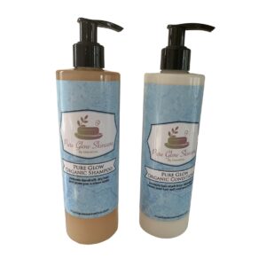 Pure Glow Organic Shampoo and Conditioner Bundle